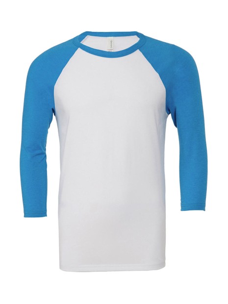 BELLA-CANVAS UNISEX 3/4 SLEEVE BASEBALL TEE /api/colors/325fcc38-93c7-49ad-bbd3-ffa8d540ca50 personnalisable
