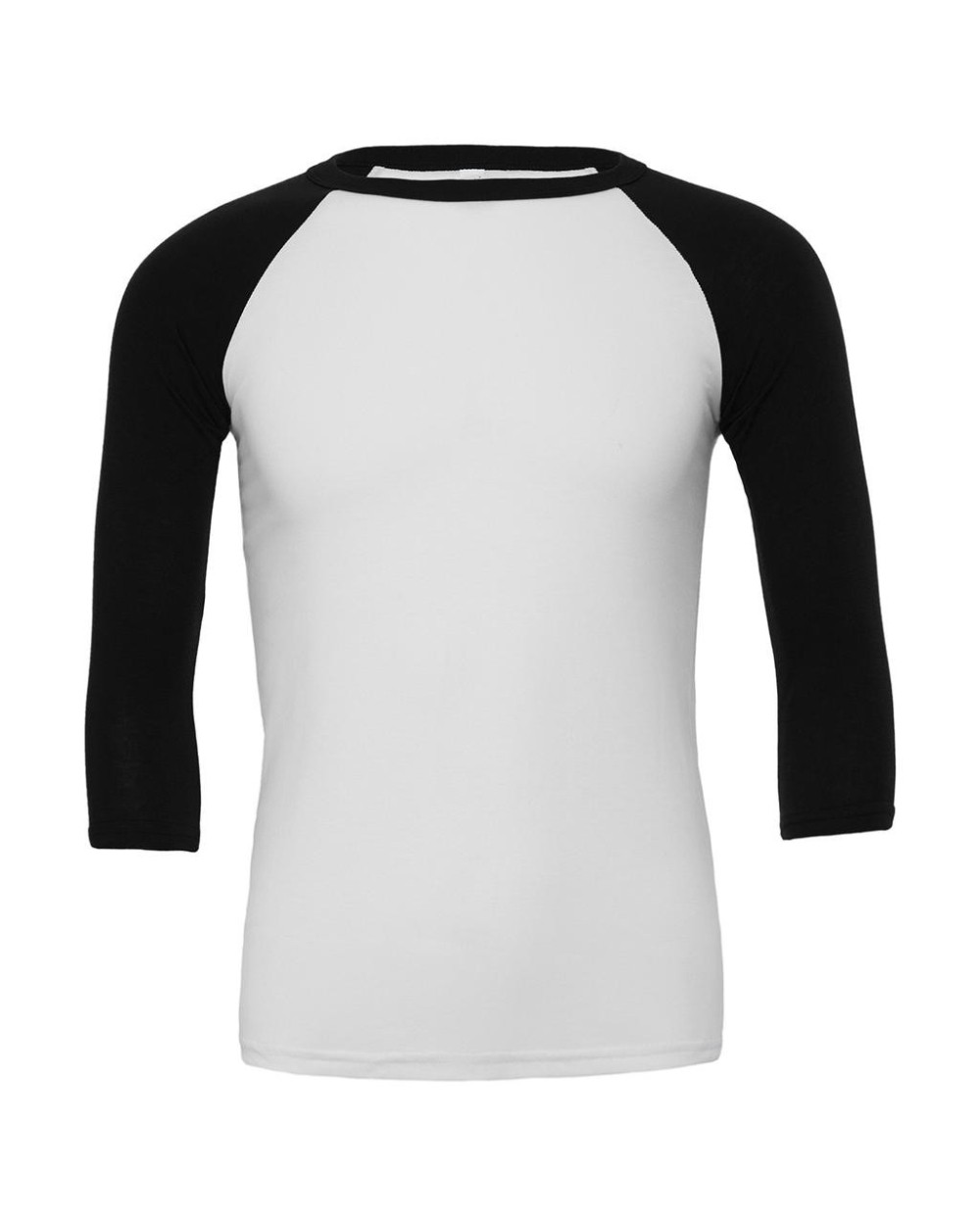 T-shirts BELLA-CANVAS UNISEX 3/4 SLEEVE BASEBALL TEE voor bedrukking &amp; borduring