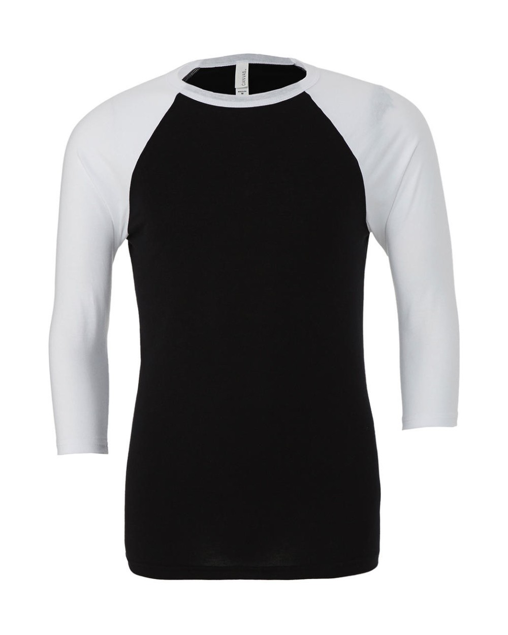 T-shirts BELLA-CANVAS UNISEX 3/4 SLEEVE BASEBALL TEE voor bedrukking &amp; borduring