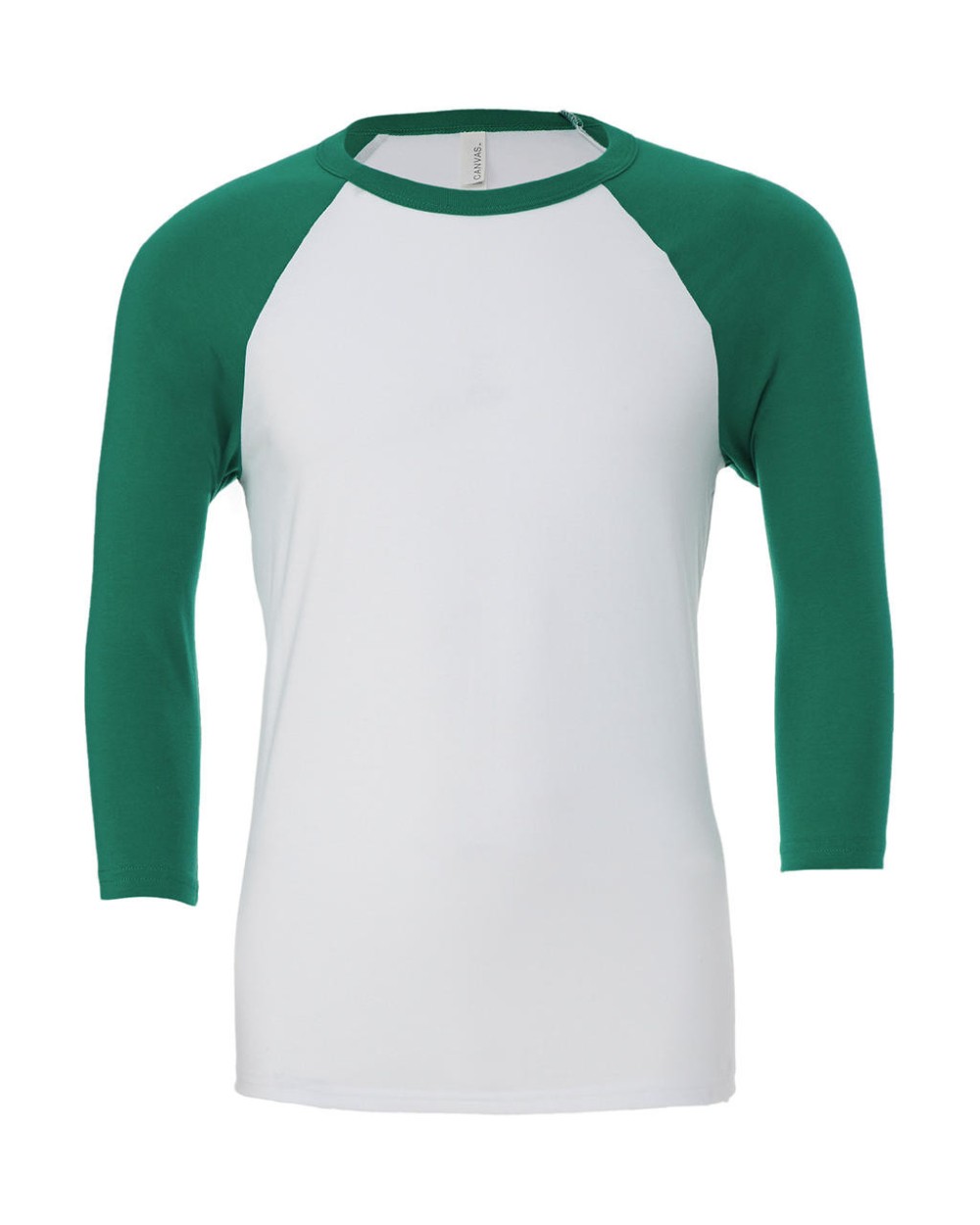 T-shirts BELLA-CANVAS UNISEX 3/4 SLEEVE BASEBALL TEE voor bedrukking &amp; borduring