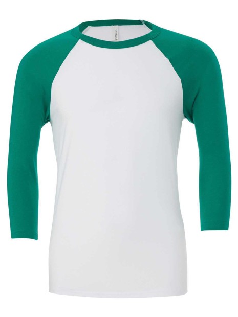 BELLA-CANVAS UNISEX 3/4 SLEEVE BASEBALL TEE /api/colors/995f1715-c0c8-4223-b313-f99831b8551a personnalisable