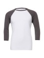 BELLA-CANVAS UNISEX 3/4 SLEEVE BASEBALL TEE /api/colors/7f3f3a0a-cc77-4ba9-995f-f2b056bec4b2 personnalisable