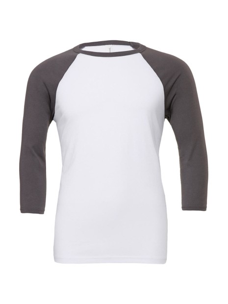BELLA-CANVAS UNISEX 3/4 SLEEVE BASEBALL TEE /api/colors/7f3f3a0a-cc77-4ba9-995f-f2b056bec4b2 personnalisable