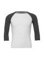 BELLA-CANVAS UNISEX 3/4 SLEEVE BASEBALL TEE /api/colors/378a2800-cc9d-45ea-877d-2ec90d999427 personnalisable