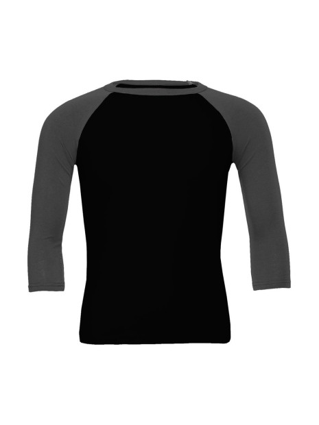 BELLA-CANVAS UNISEX 3/4 SLEEVE BASEBALL TEE /api/colors/62c1f0df-0d88-45fa-9c7c-e0e460321571 personnalisable