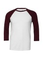 BELLA-CANVAS UNISEX 3/4 SLEEVE BASEBALL TEE /api/colors/48d8c1d9-7bac-46e1-9c39-c22ae83b49e9 personnalisable