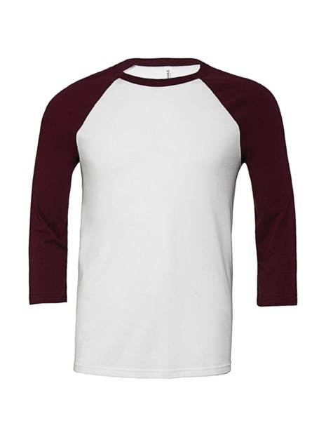 BELLA-CANVAS UNISEX 3/4 SLEEVE BASEBALL TEE /api/colors/48d8c1d9-7bac-46e1-9c39-c22ae83b49e9 personnalisable