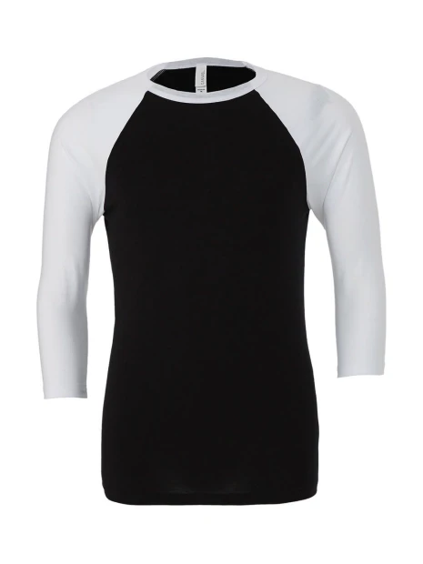 BELLA-CANVAS UNISEX 3/4 SLEEVE BASEBALL TEE /api/colors/e945e77a-c49d-482d-a416-924871e9a782 personnalisable