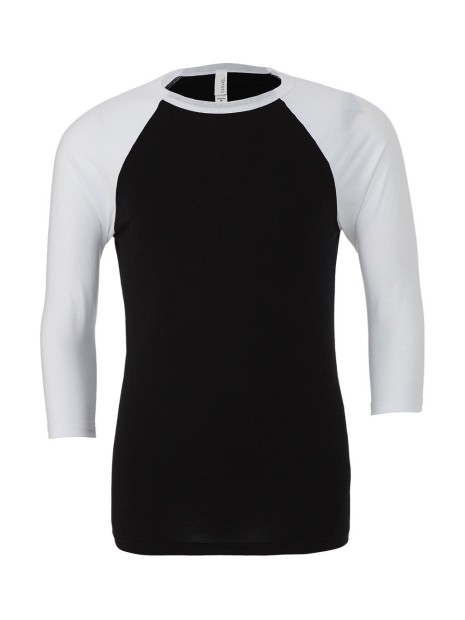 BELLA-CANVAS UNISEX 3/4 SLEEVE BASEBALL TEE /api/colors/e945e77a-c49d-482d-a416-924871e9a782 personnalisable