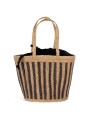 KIMOOD Sac panier rayé en jonc de mer /api/colors/f510412c-fdd3-432a-9a8b-13a2e2bc53c8 personnalisable