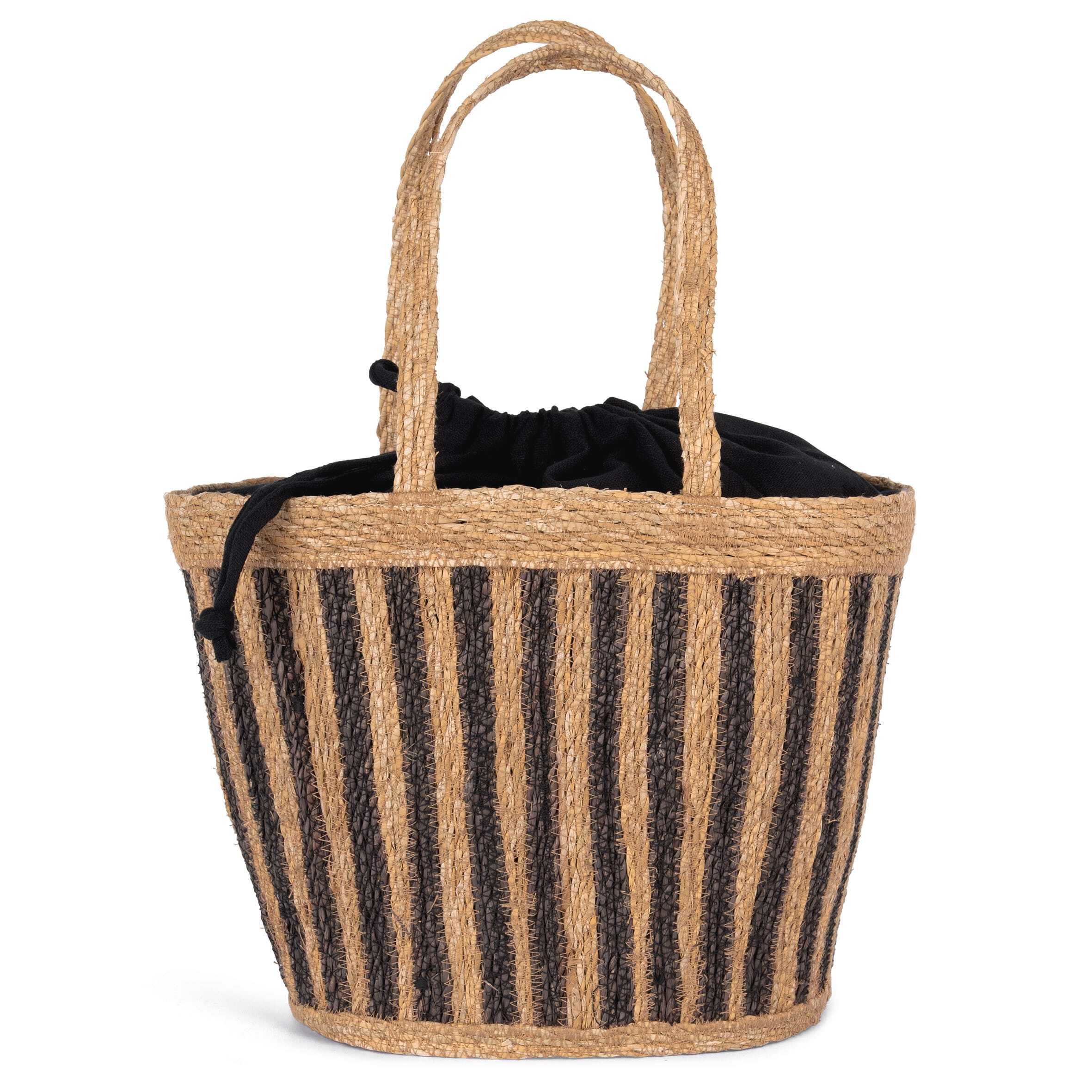 Sacs & Bagagerie personnalisable KIMOOD Sac panier rayé en jonc de mer