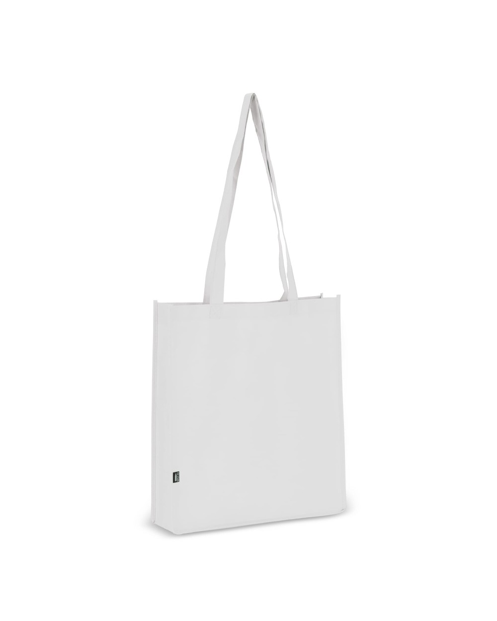 Tassen & Zakken 4DO R-PET Draagtas non-woven 38 x 9 x 42cm 75g/m² voor bedrukking &amp; borduring