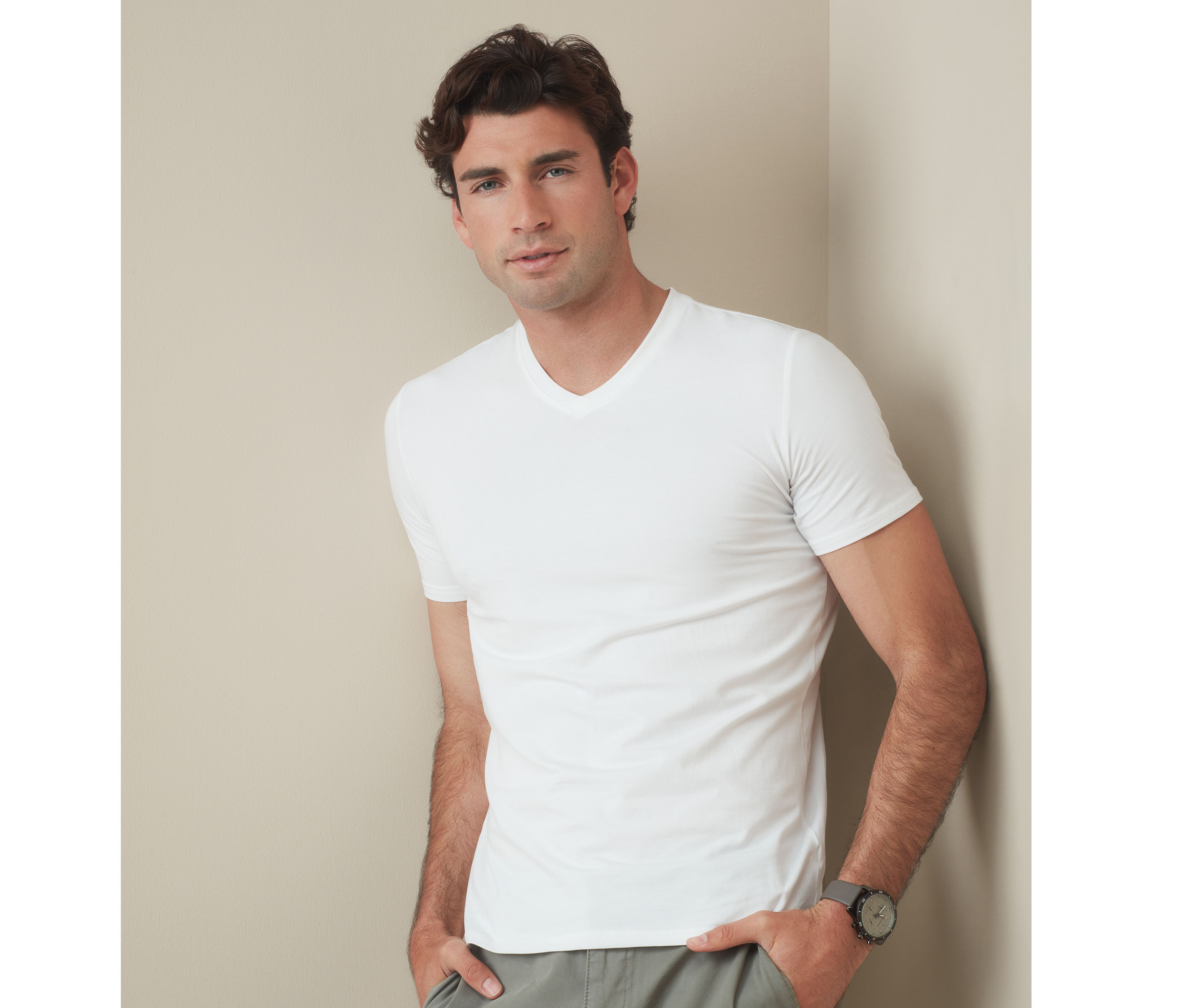 STEDMAN STRETCH-T V-NECK T-Shirts personalisierbar