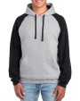 JERZEES NuBlend Colour Block Raglan Hooded Sweatshirt Sweatshirts personalisierbar