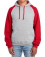JERZEES NuBlend Colour Block Raglan Hooded Sweatshirt Sweatshirts personalisierbar