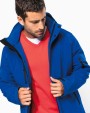 Softshells KARIBAN Gewatteerde softshell herenparka met capuchon voor bedrukking &amp; borduring