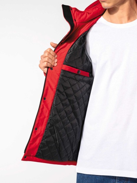 Softshells à personnaliser KARIBAN Parka softshell doublée capuche homme 