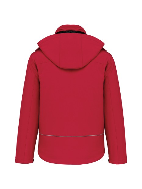 KARIBAN Parka softshell doublée capuche homme /api/colors/c953313a-9c9d-493b-934e-ddcf8fada2ae personnalisable