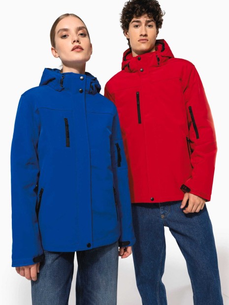Softshells à personnaliser KARIBAN Parka softshell doublée capuche homme 