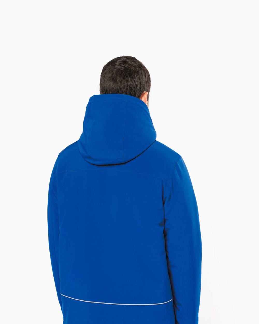 Softshells KARIBAN Gewatteerde softshell herenparka met capuchon voor bedrukking &amp; borduring