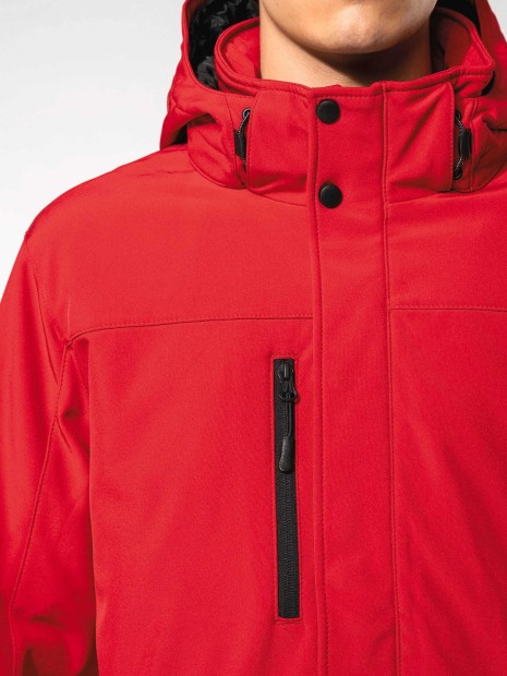 Softshells à personnaliser KARIBAN Parka softshell doublée capuche homme 