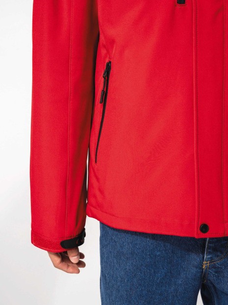 Softshells à personnaliser KARIBAN Parka softshell doublée capuche homme 