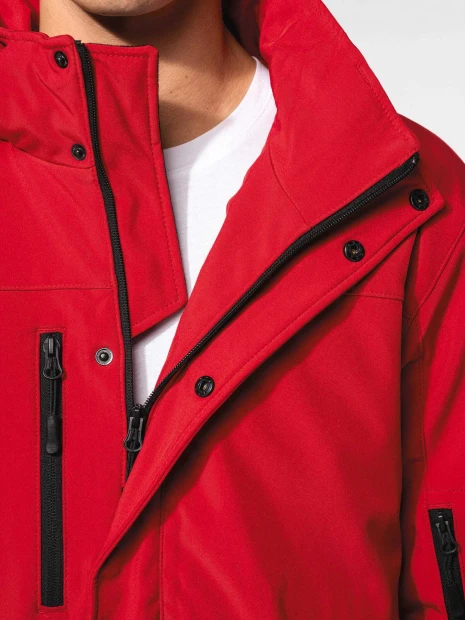 Softshells à personnaliser KARIBAN Parka softshell doublée capuche homme 