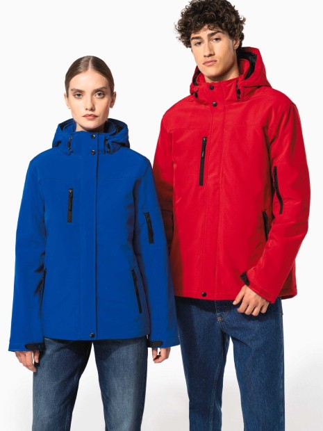 Softshells à personnaliser KARIBAN Parka softshell doublée capuche homme 