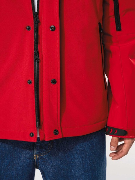 Softshells à personnaliser KARIBAN Parka softshell doublée capuche homme 