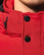 KARIBAN Herrenparka Softshell wattiert mit Kapuze Softshells personalisierbar