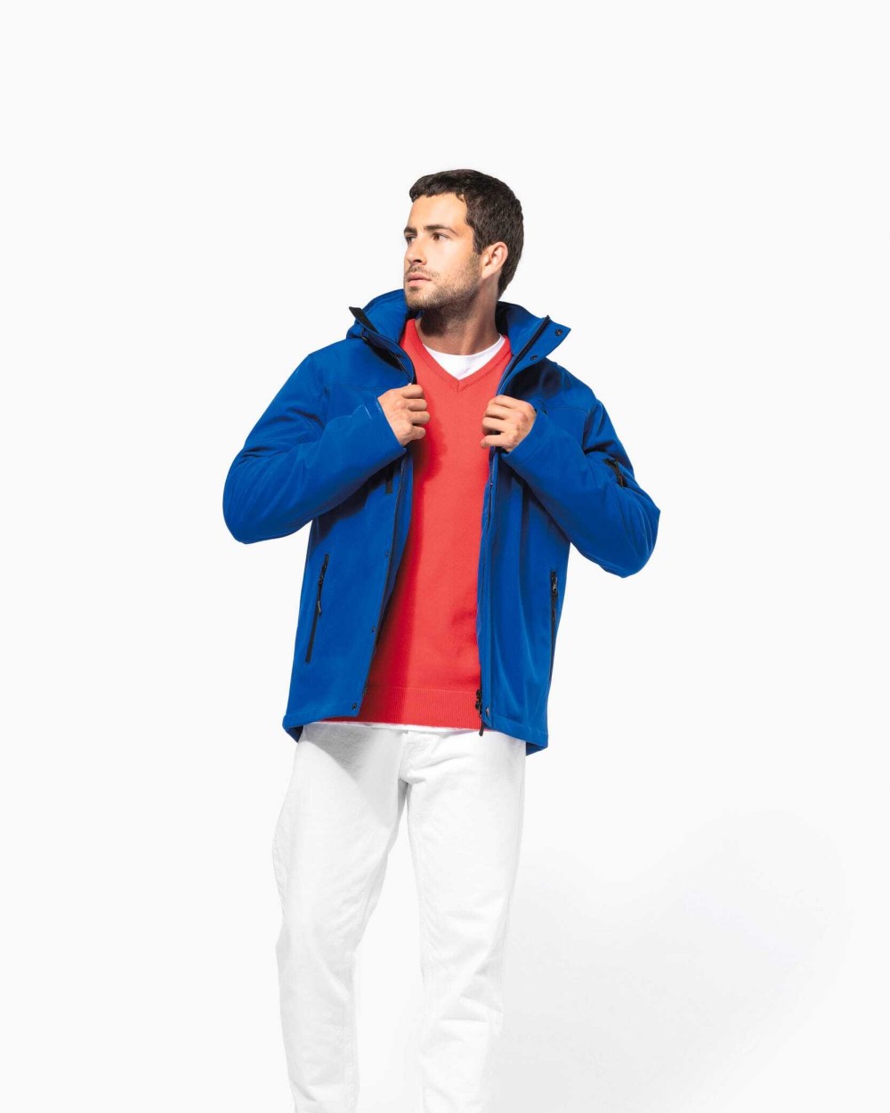 Softshells personnalisable KARIBAN Parka softshell doublée capuche homme