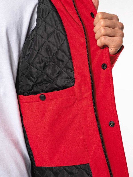 Softshells à personnaliser KARIBAN Parka softshell doublée capuche homme 
