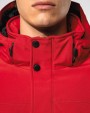 Softshells KARIBAN Gewatteerde softshell herenparka met capuchon voor bedrukking &amp; borduring