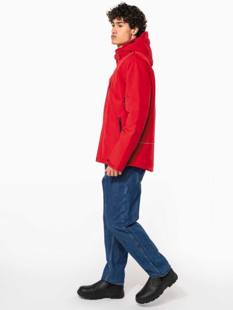 Softshells à personnaliser KARIBAN Parka softshell doublée capuche homme 