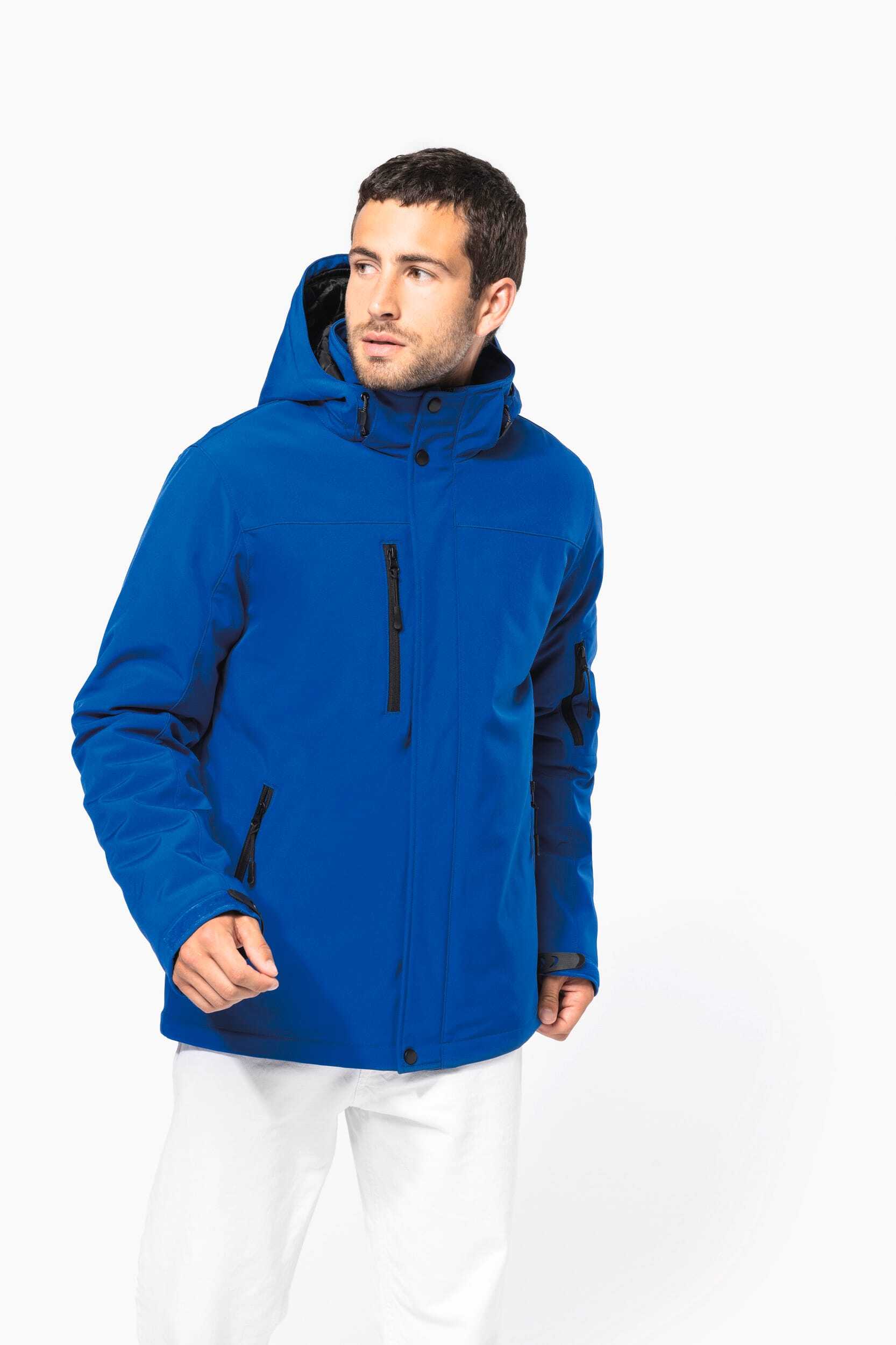 Softshells personnalisable KARIBAN Parka softshell doublée capuche homme