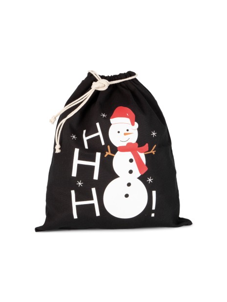 KIMOOD Sac coton à cordon motif bonhomme de neige /api/colors/b9fdad4a-5e94-45cb-8c03-c08b349b28c3 personnalisable