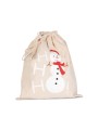 KIMOOD Sac coton à cordon motif bonhomme de neige /api/colors/e4673c21-e8cb-492b-aa0c-b227b8618401 personnalisable