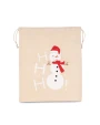 Sacs & Bagagerie personnalisable KIMOOD Sac coton à cordon motif bonhomme de neige