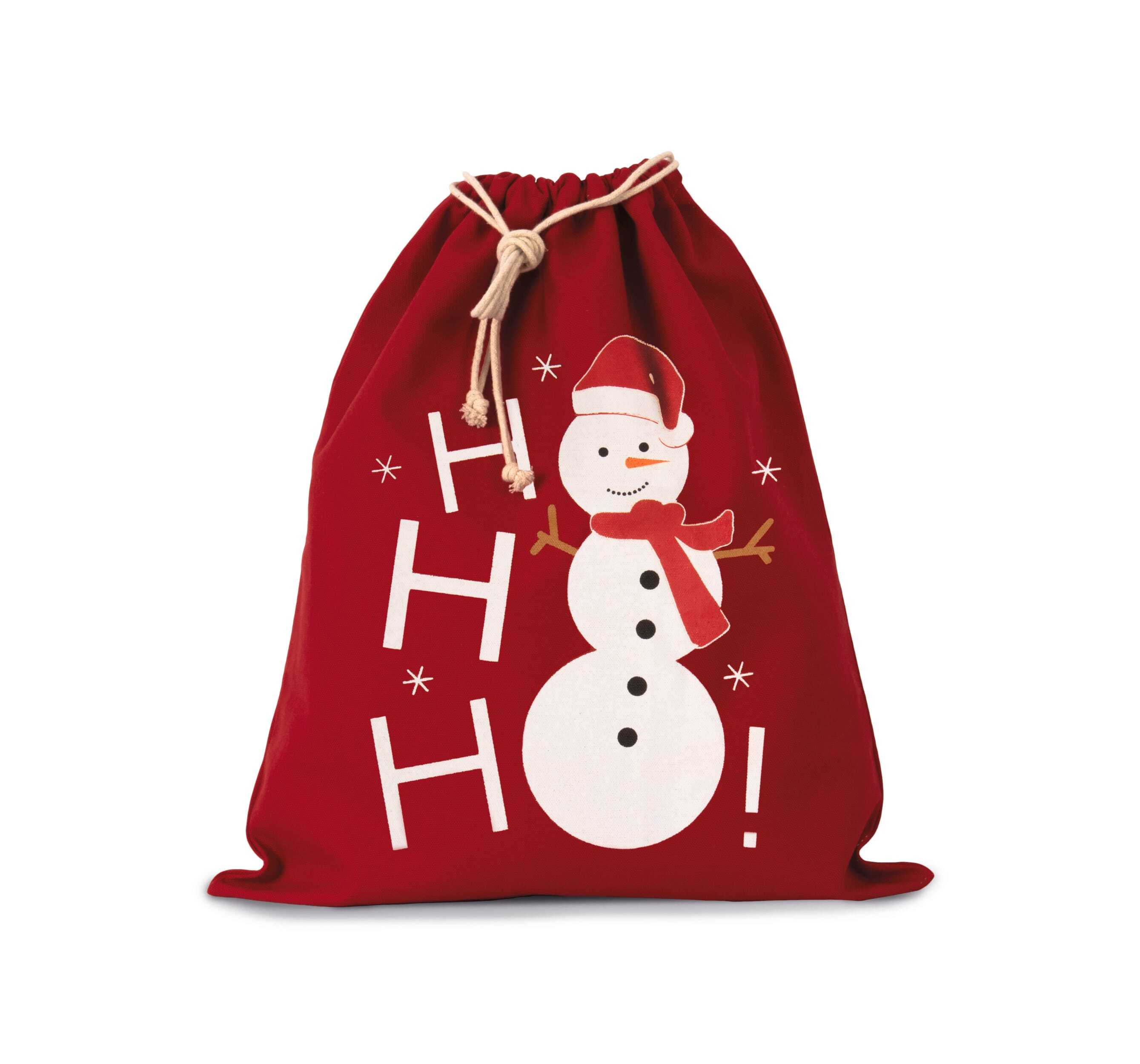Sacs & Bagagerie personnalisable KIMOOD Sac coton à cordon motif bonhomme de neige
