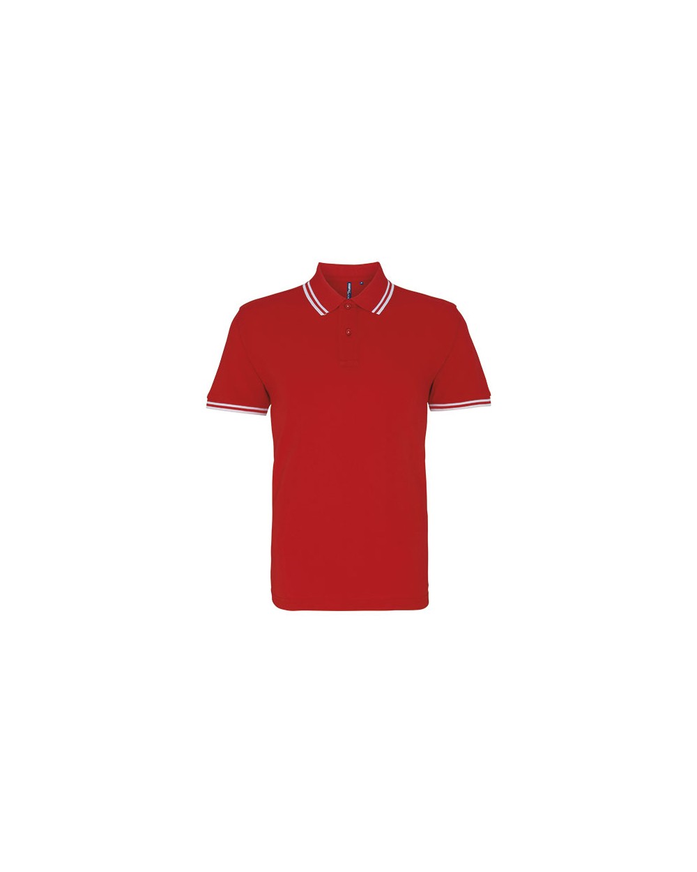 Polo's ASQUITH & FOX Men´s Classic Fit Tipped Polo voor bedrukking &amp; borduring
