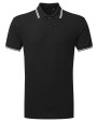 Polo's ASQUITH & FOX Men´s Classic Fit Tipped Polo voor bedrukking &amp; borduring