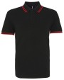 ASQUITH & FOX Men´s Classic Fit Tipped Polo Poloshirts personalisierbar