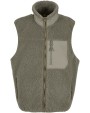 Jassen BUILD YOUR BRAND BONDED SHERPA VEST voor bedrukking &amp; borduring