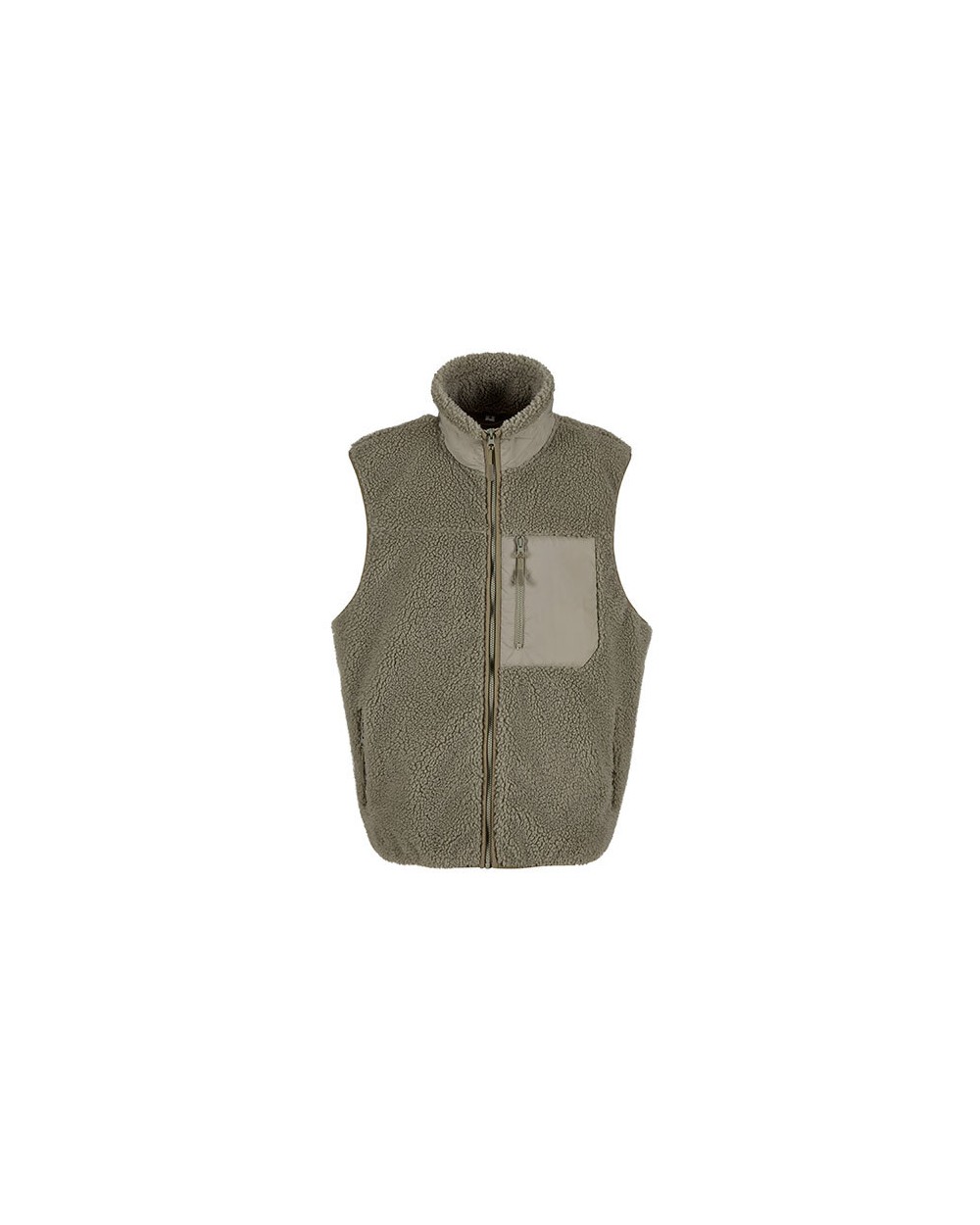 Vestes personnalisable BUILD YOUR BRAND Bonded Sherpa Vest