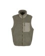 BUILD YOUR BRAND BONDED SHERPA VEST Jacken personalisierbar