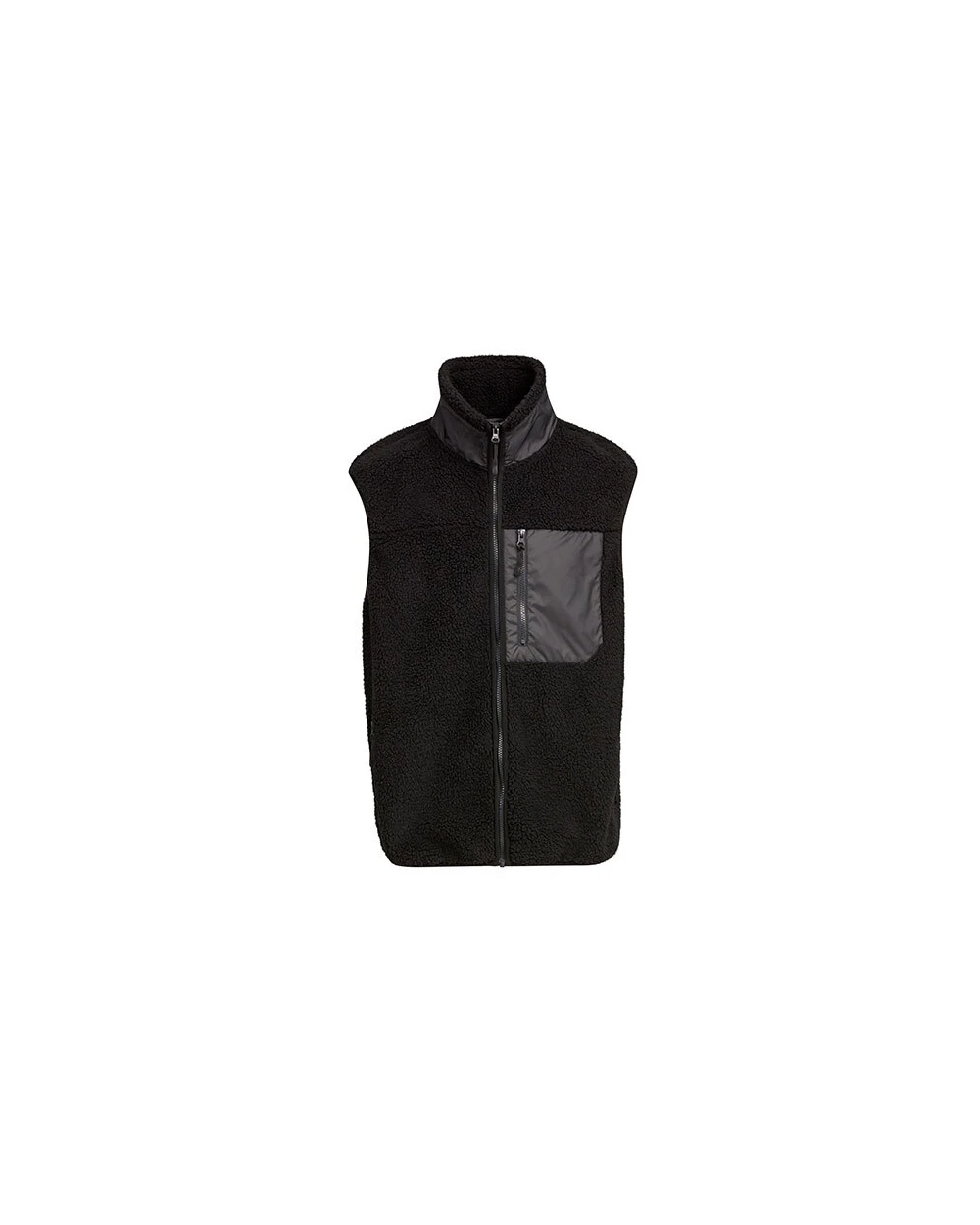 Jassen BUILD YOUR BRAND BONDED SHERPA VEST voor bedrukking &amp; borduring