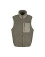 BUILD YOUR BRAND BONDED SHERPA VEST Jacken personalisierbar