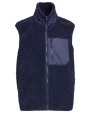 BUILD YOUR BRAND BONDED SHERPA VEST Jacken personalisierbar