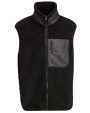 Jassen BUILD YOUR BRAND Bonded Sherpa Vest voor bedrukking &amp; borduring