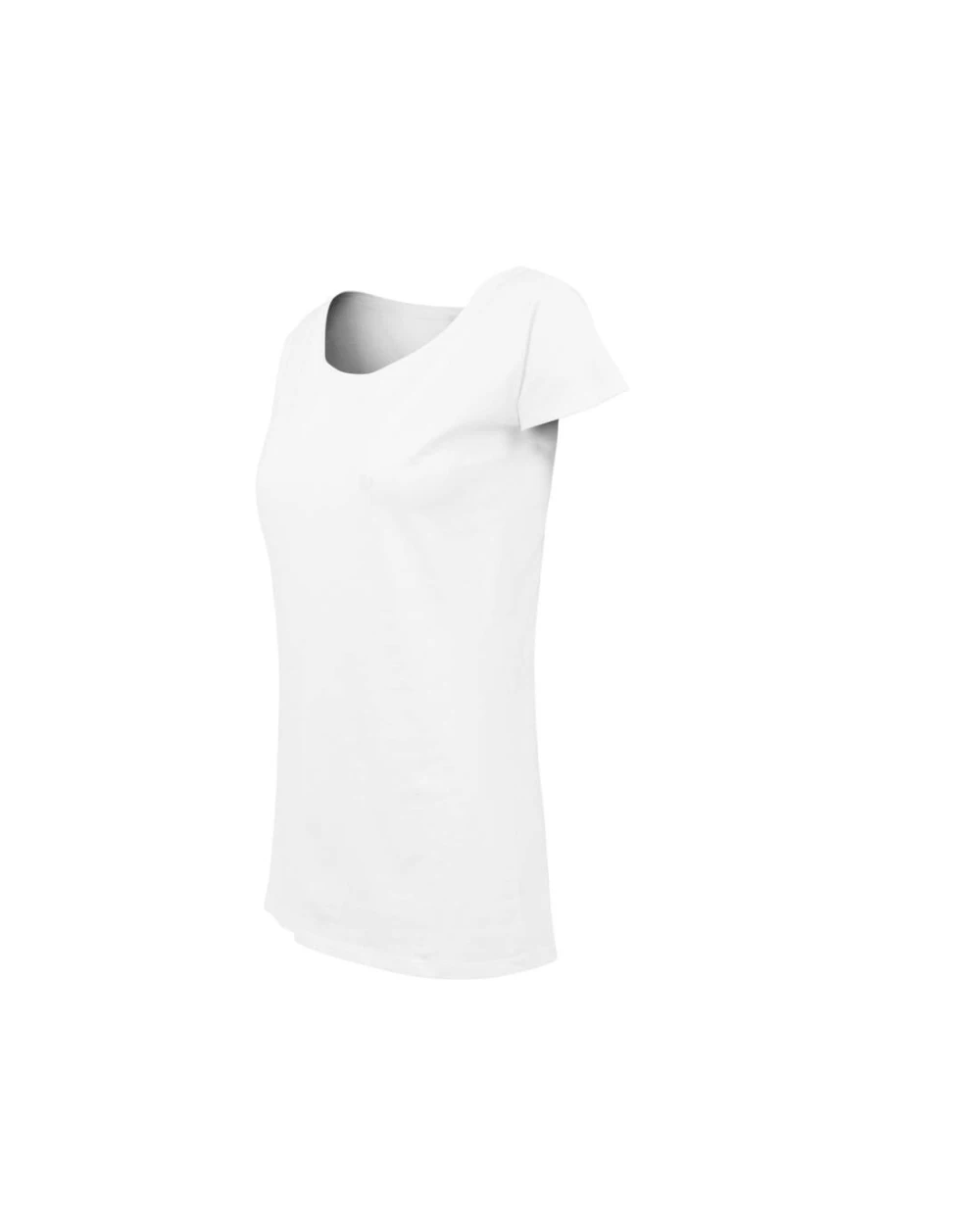 T-shirts BUILD YOUR BRAND Ladies` Wideneck Tee voor bedrukking &amp; borduring